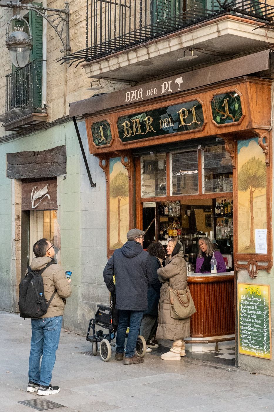 Storefront of a traditional grocery, Barcelona